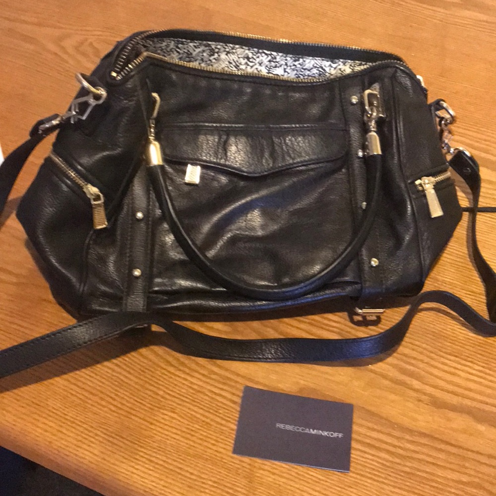 Rebecca Minkoff Black Cupid satchel